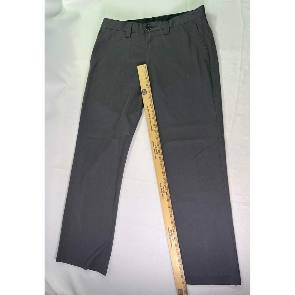 Arturo Calle Purple Silueta 801 Men's Dress Pants Charcoal Grey Slim Straight 32 - Picture 8 of 11